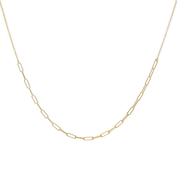 Necklace- &#39;Luna&#39; Paperclip Chain