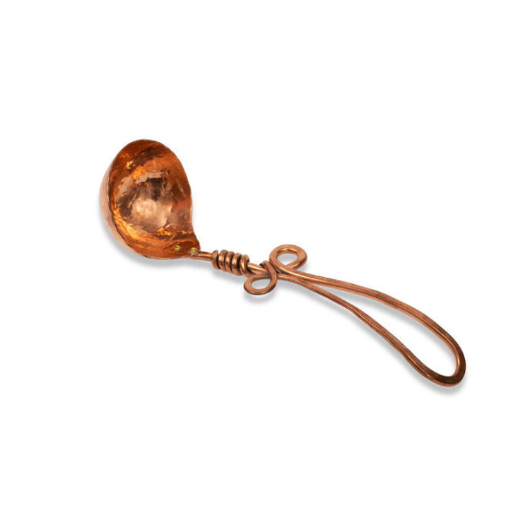 Copper Gravy Ladle, Med - Vine