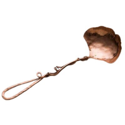 Copper Ginko Serving Spoon, Small - Vine