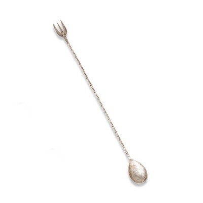 Silver Trident Bar Spoon