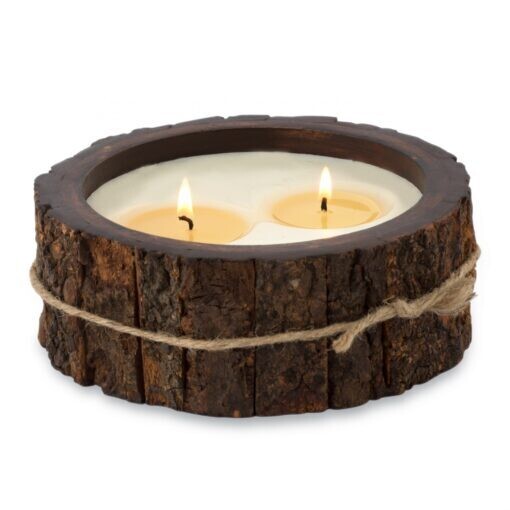 Medium Tree Bark Pot- Tobaco Bark