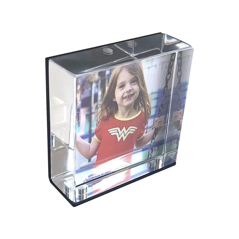 Canetti Mini Magnet Frame-Silver 2&quot;x2