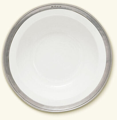 Convivio Round Serving Bowl, Small White