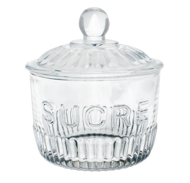 Depression Sugar Glass Jar