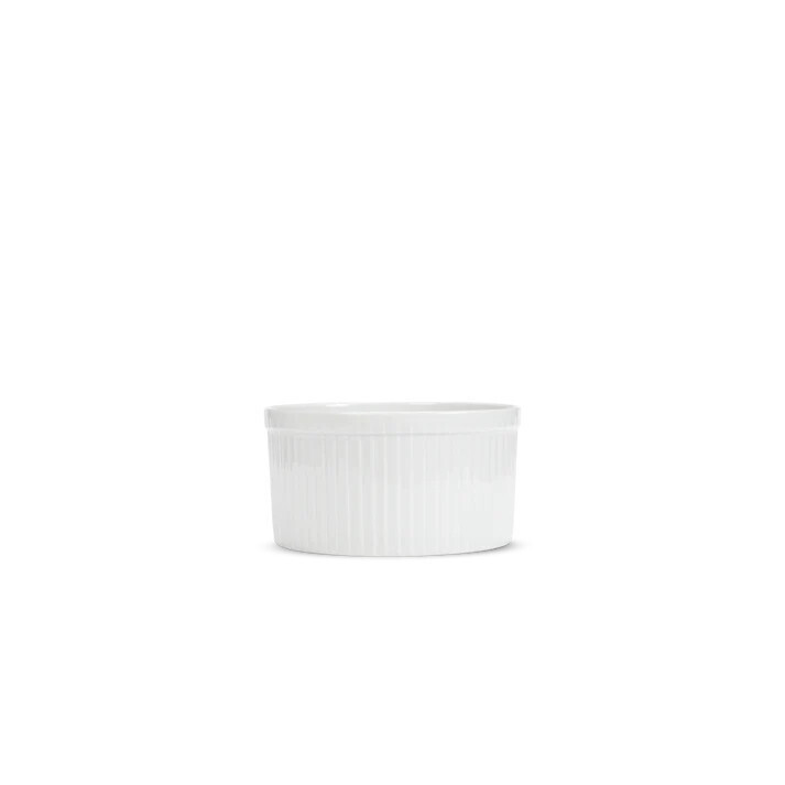 Pleated Deep Souffle Dish, Medium-5.75", 4c