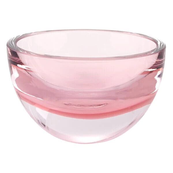 Pink Crystal 6" Bowl