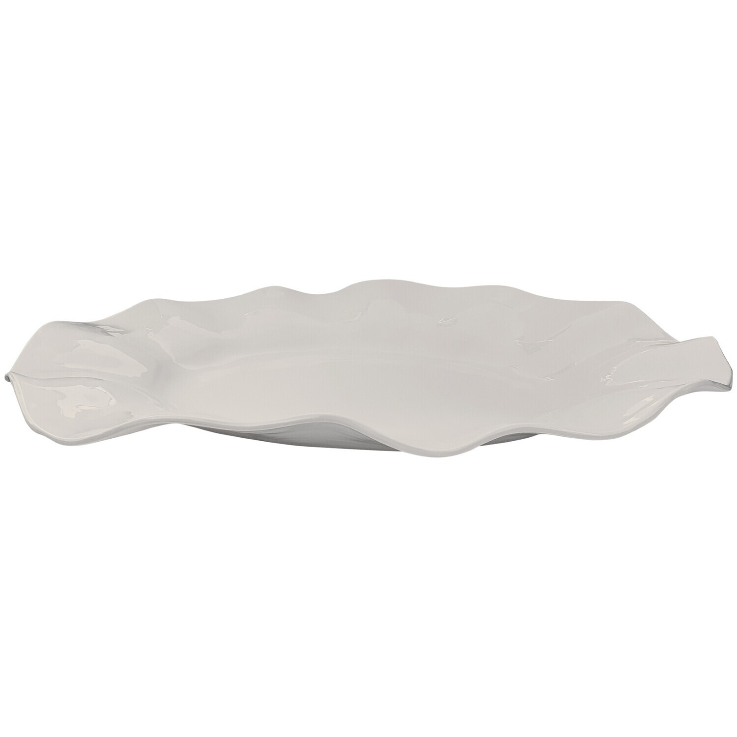 Large Wavy Platter Cream