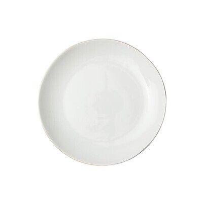 Julianna White Dinner Plate