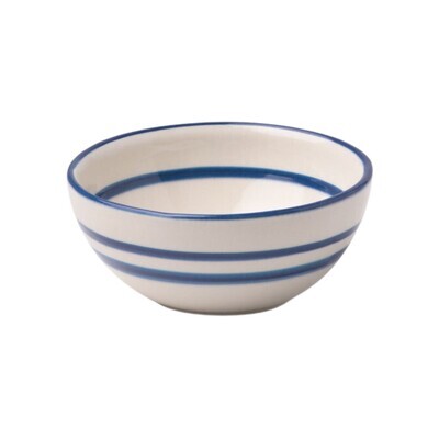 MS Hyannis Blue Stripe Cereal / Ice Cream Bowl