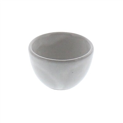 Liam Ceramic Mini Sauce Bowl White Glaze