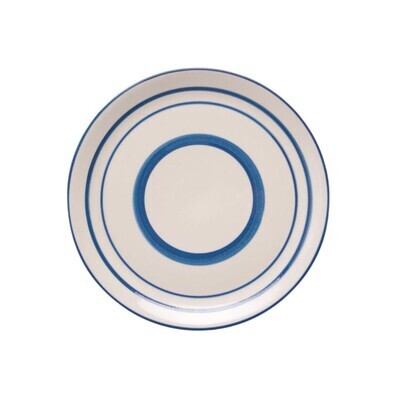MS Hyannis Blue Stripe Dinner Plate