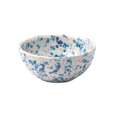 MS Sconset Blue Spongeware Cereal / Ice Cream Bowl