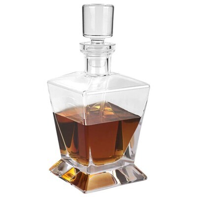 Crystal Square Decanter 28 oz