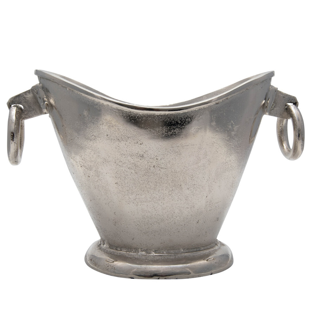 Lg. Alum Wine Cooler Raw Nickel