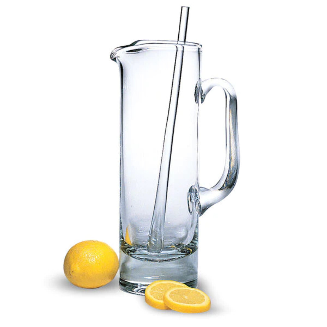 Manhattan Crystal Martini Pitcher and Stirrer 54 oz