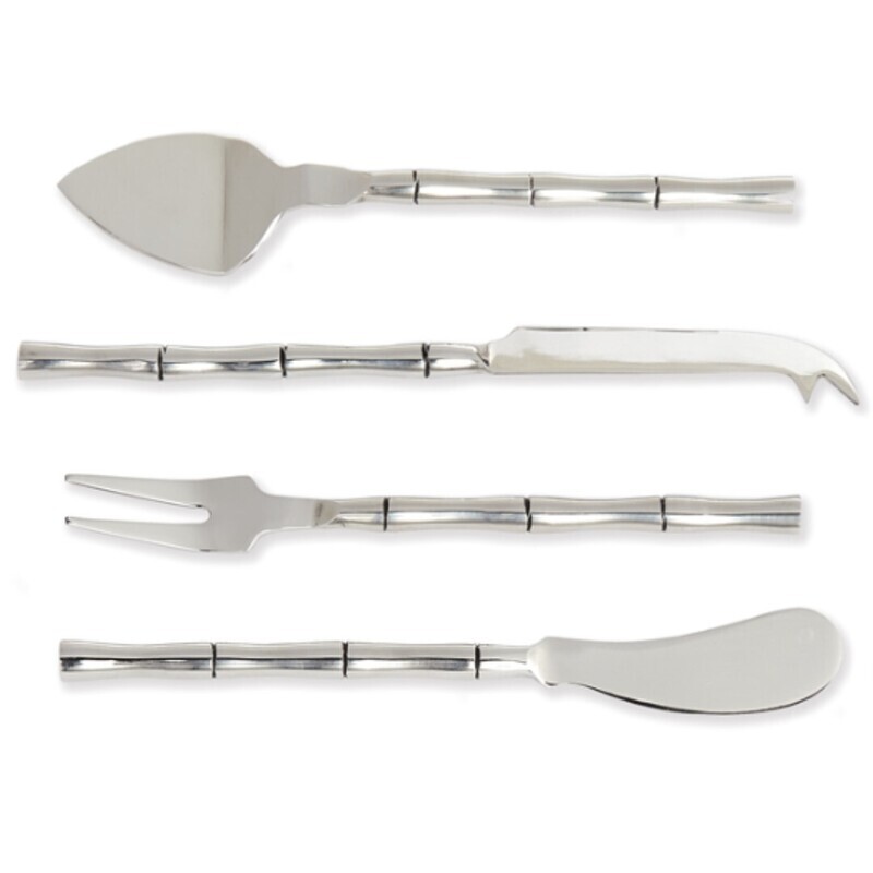 Grove Cheese Knives St/4 Silver