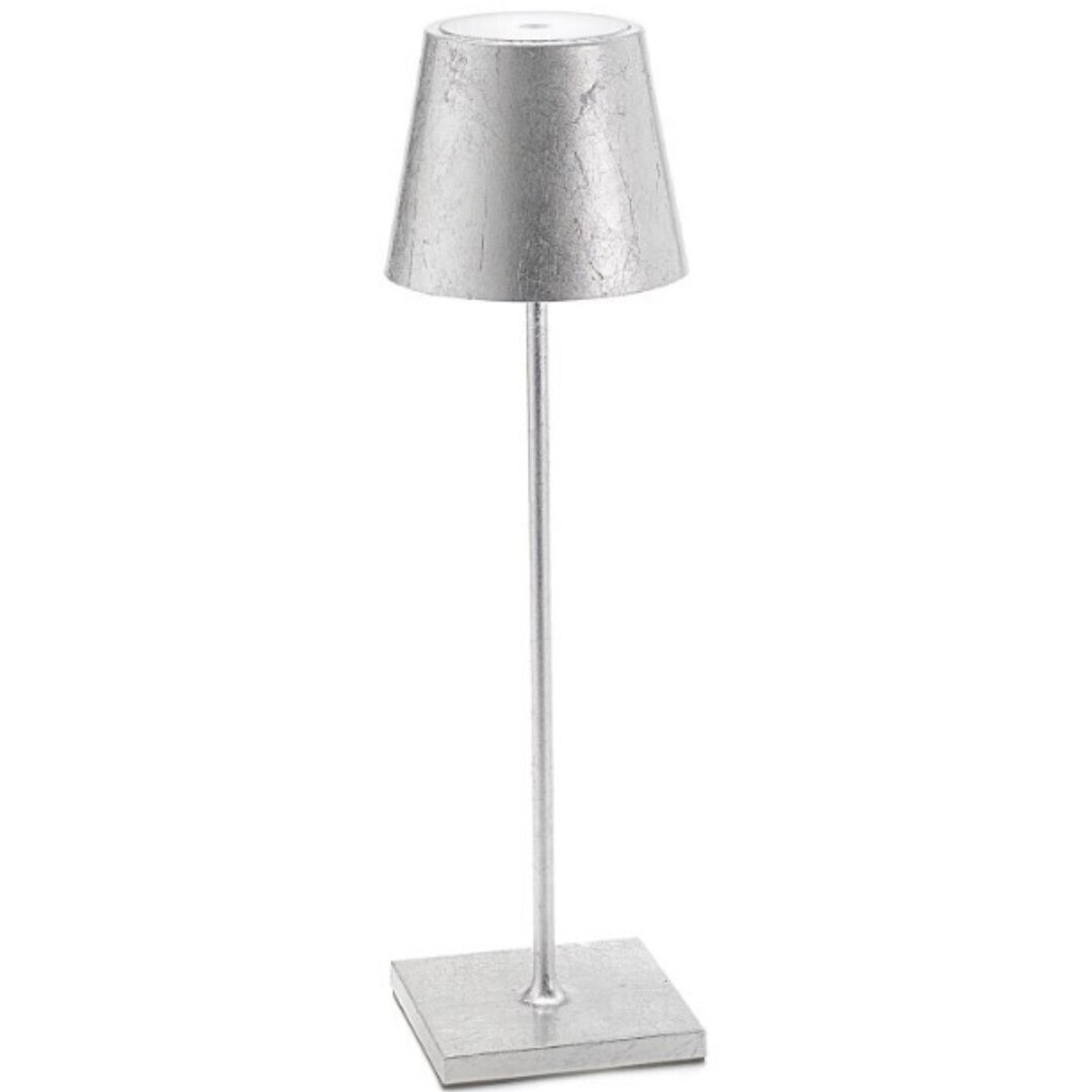 Indoor / Outdoor LED Table Lamp- Chrome
