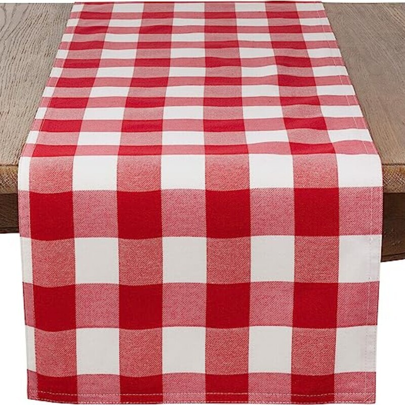 Buffalo Plaid Runner, RED