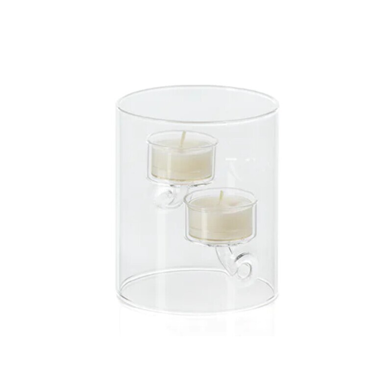 Suspended Glass Tealight Holder/Hurricane-4x4.75