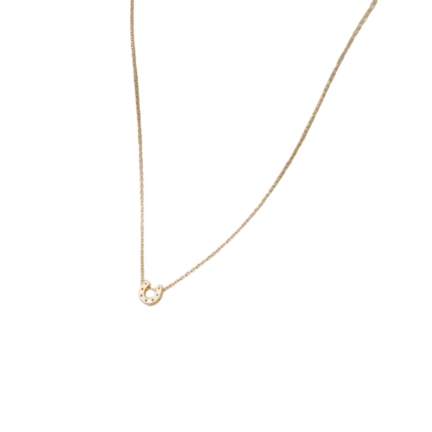 Necklace- Tiny Horseshoe