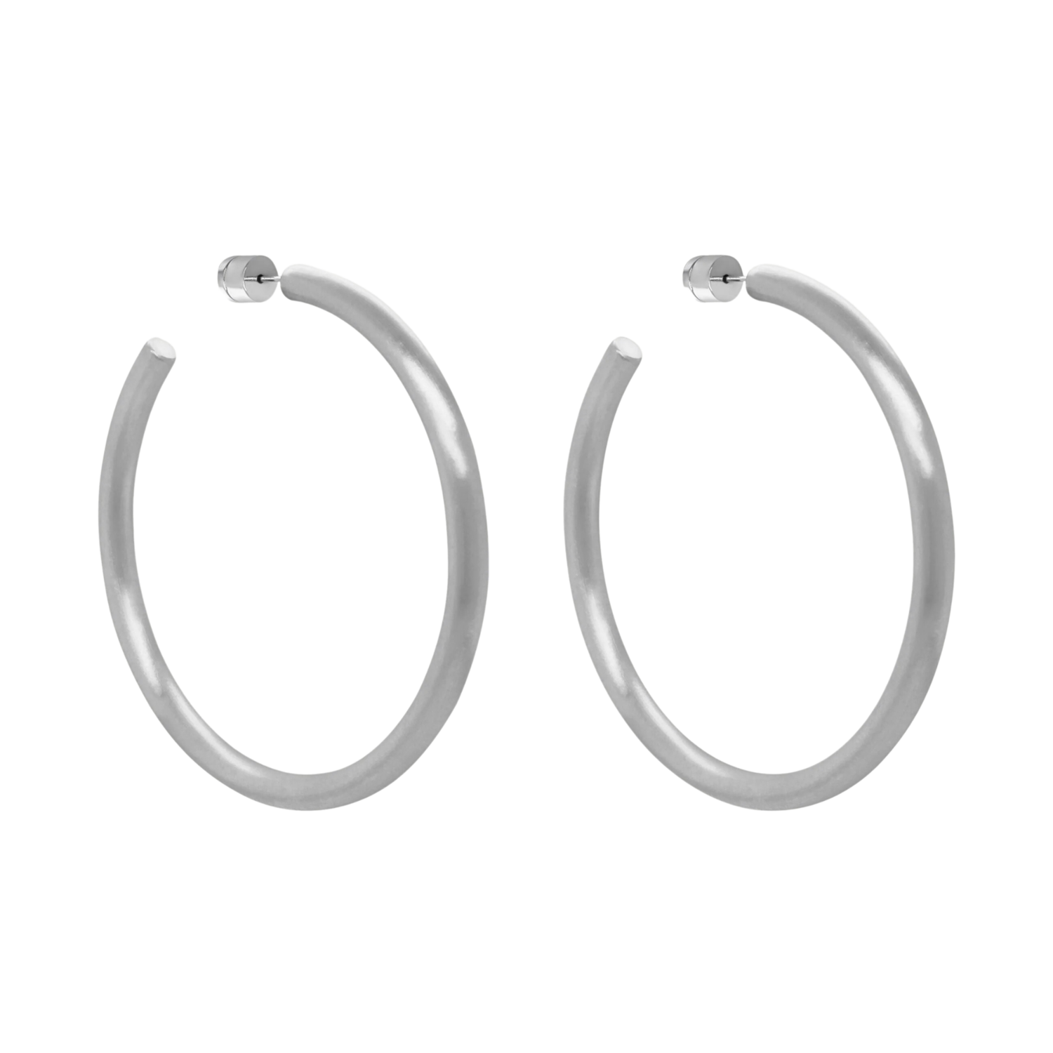 Dune Hoop- Large- Silver