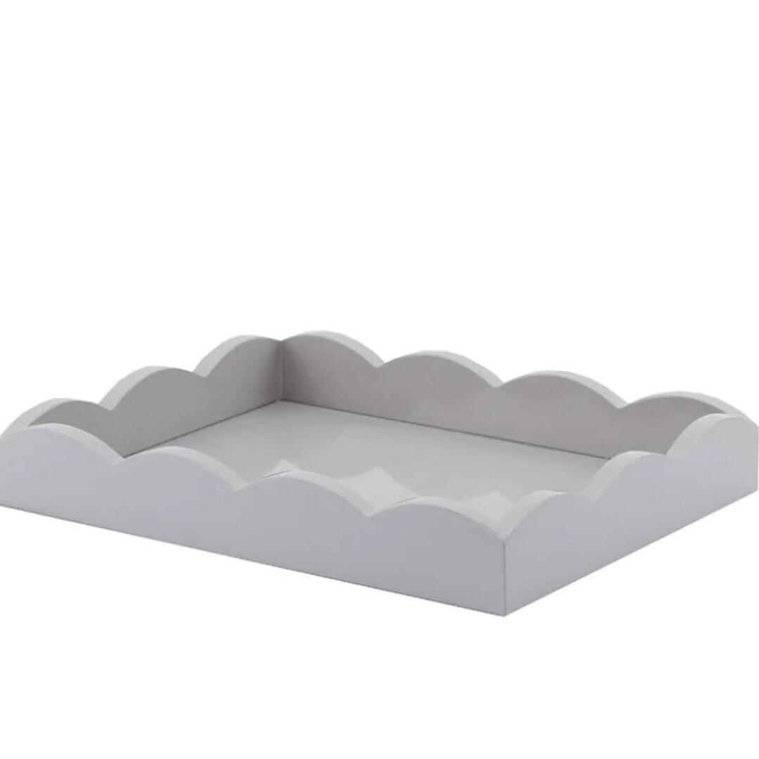 11x8 Scalloped Tray Chiffon