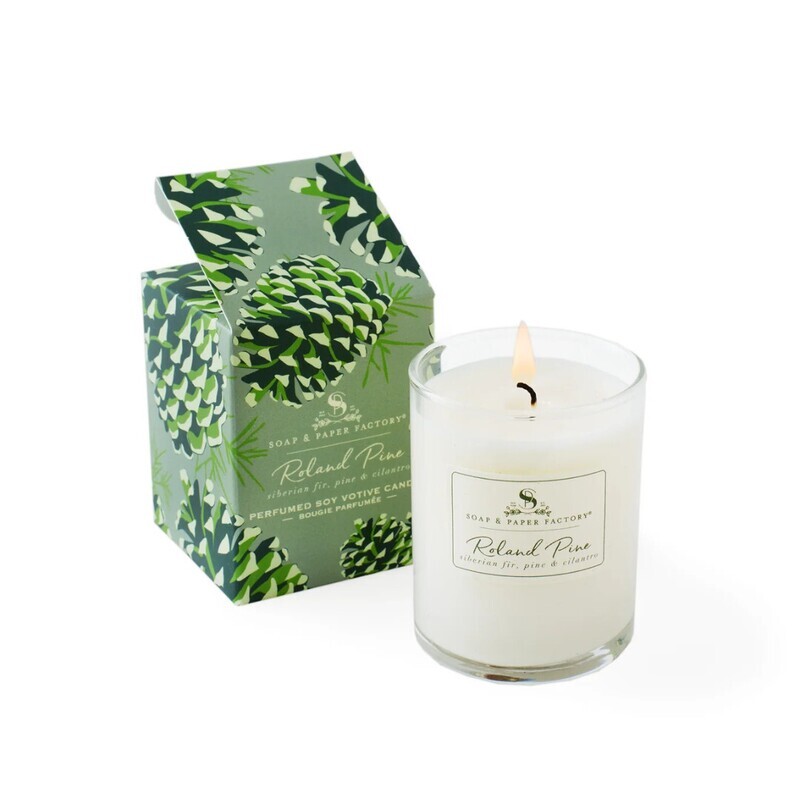Roland Pine Votive Candle