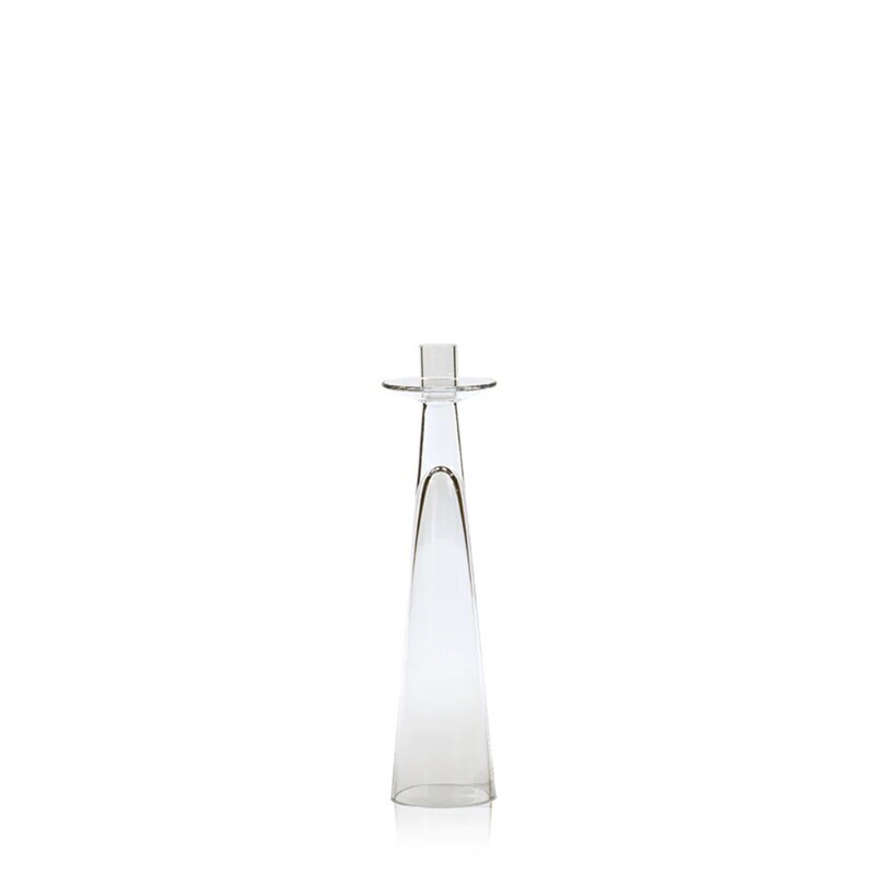 Amin Glass Candleholder Small
