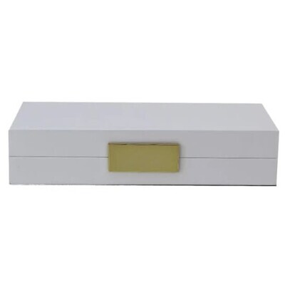 4x9 Box White & Gold