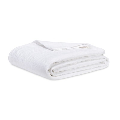 White Easton Queen Blanket