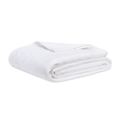 White Easton Twin Blanket