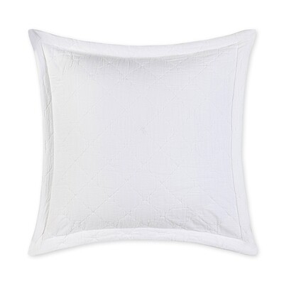 White Easton Euro Sham