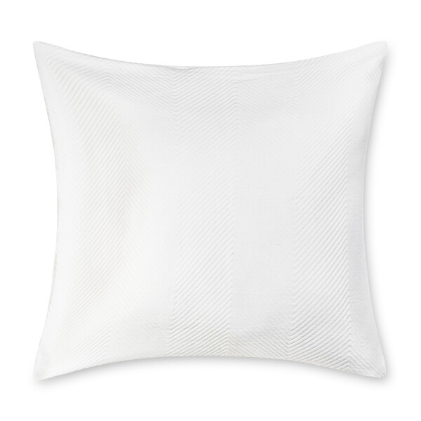 White Lattice Euro Sham