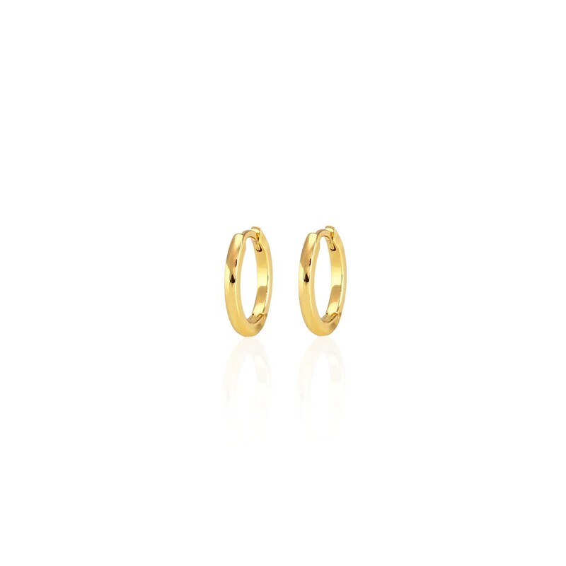 Earring- Classic 12mm Hinged Huggie