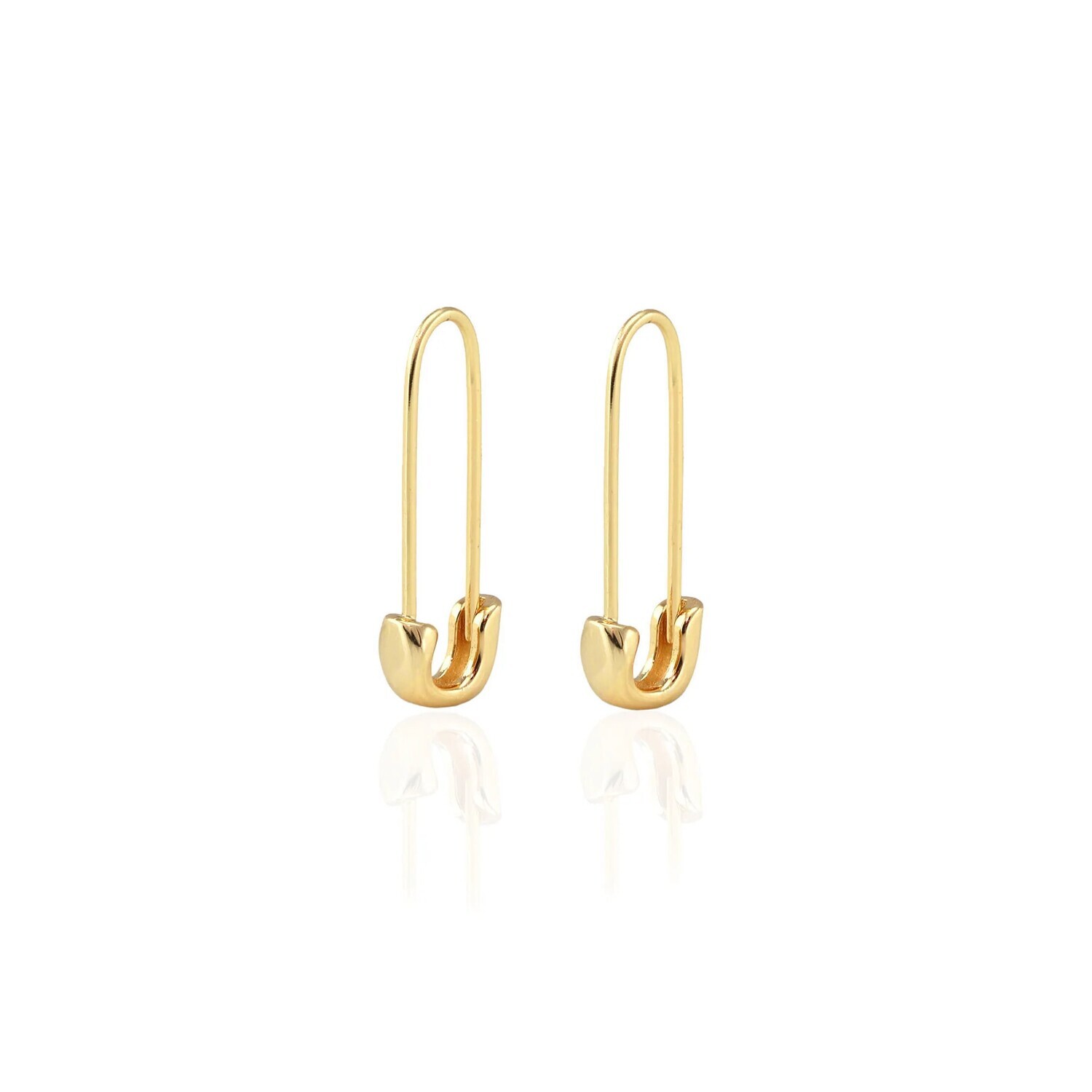 Earring- Safety Pin Hoop