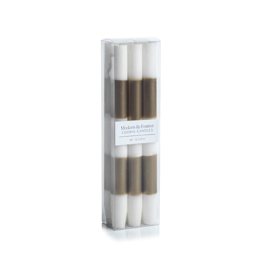 Formal Candles S/6 Gold