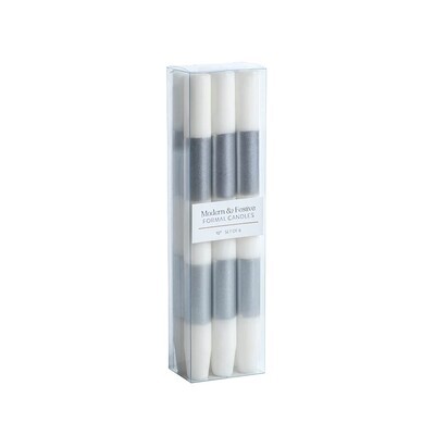 Formal Candles S/6 Silver
