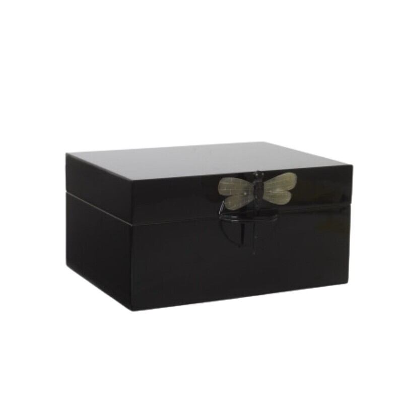 Black Dragonfly Box- Large
