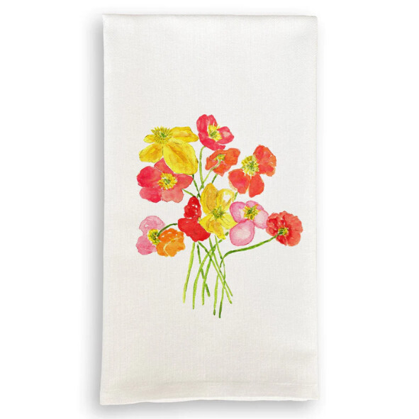 Poppies Tea Towel
