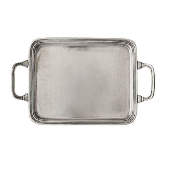 Pewter Tray with Handles Sm 8x6
