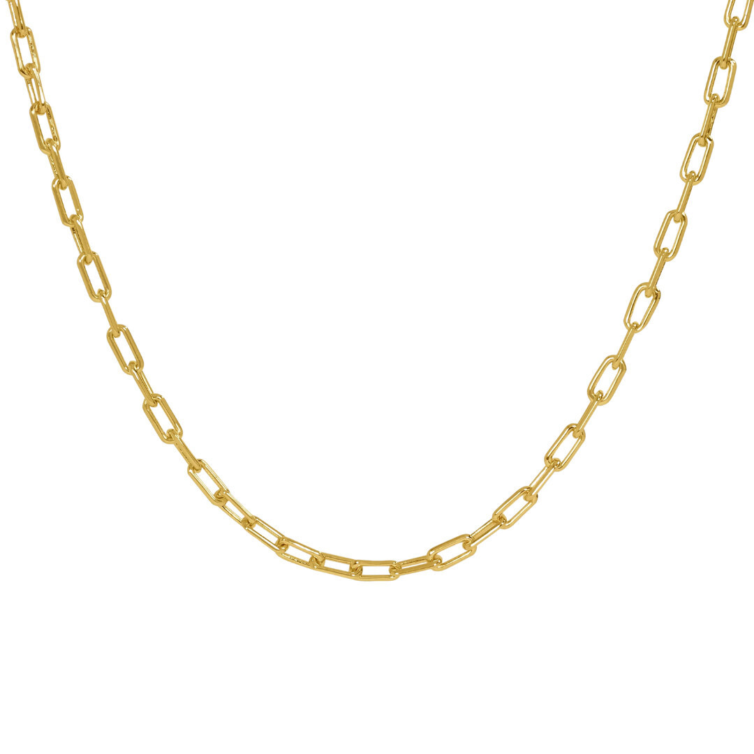 Dune Signature Paperclip Chain, 18