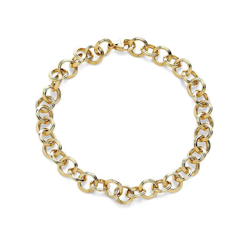18k Mogul Link Chain Bracelet