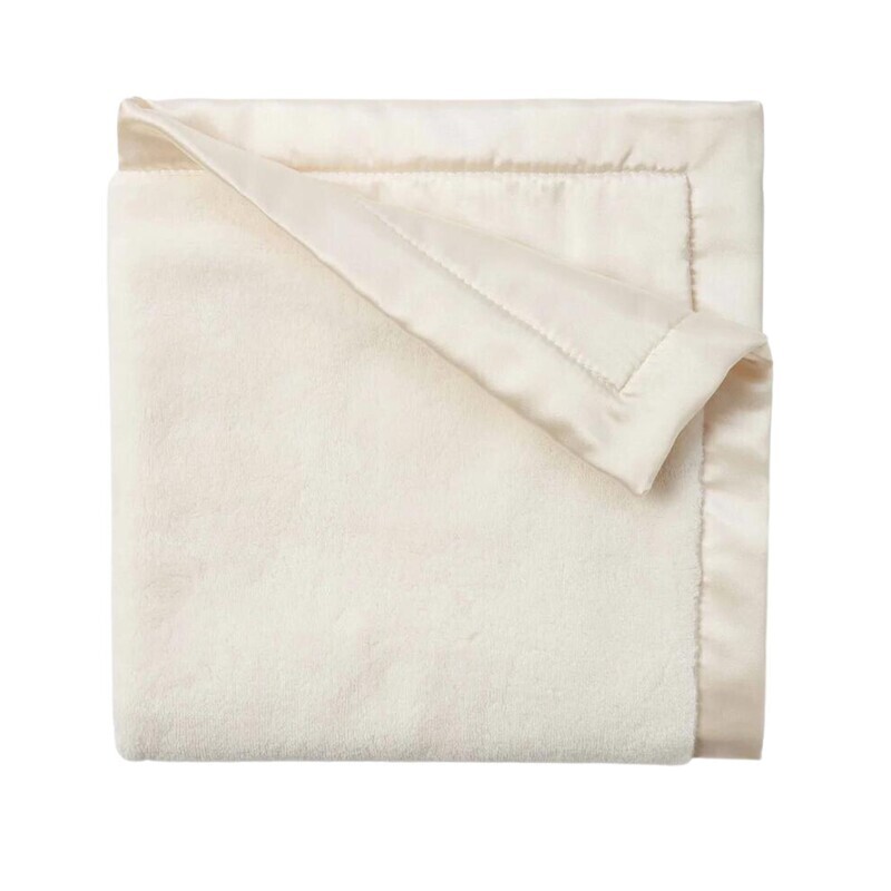 Coral Fleece Blankie- Cream