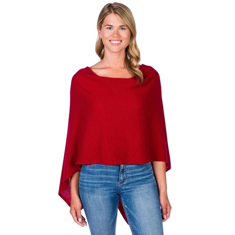 Cashmere Topper RED VELVET