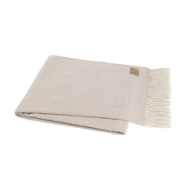 Herringbone Throw- Smokey Mauve
