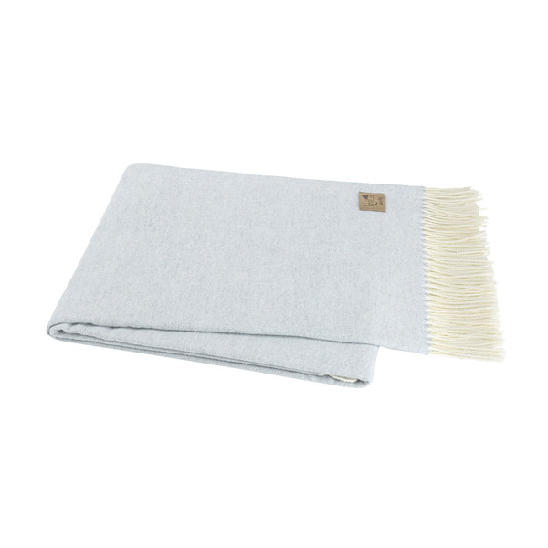 Herringbone Throw- Hydrangea