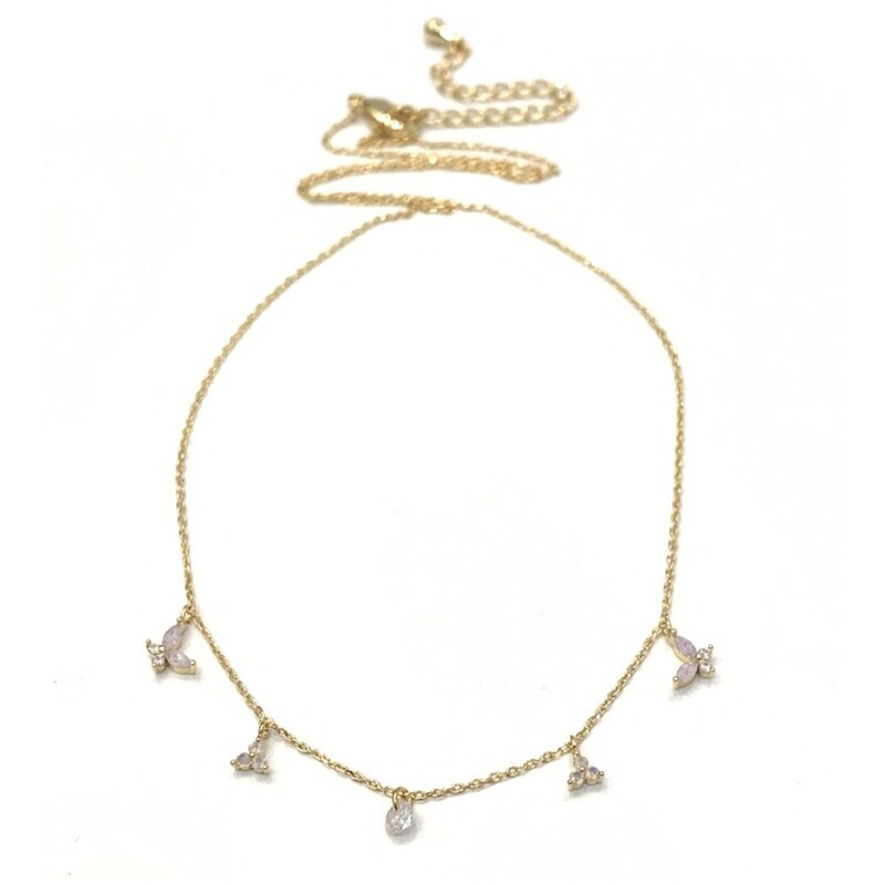 Bree Short Necklace, Gold