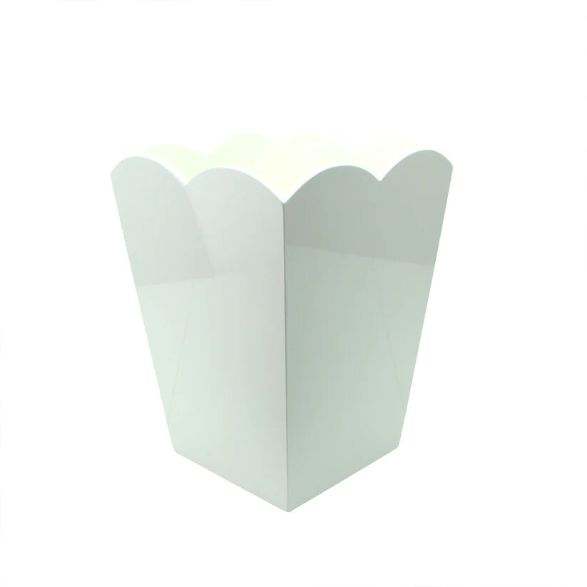 Scallop Bin White