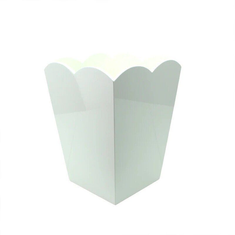 Scallop Bin White