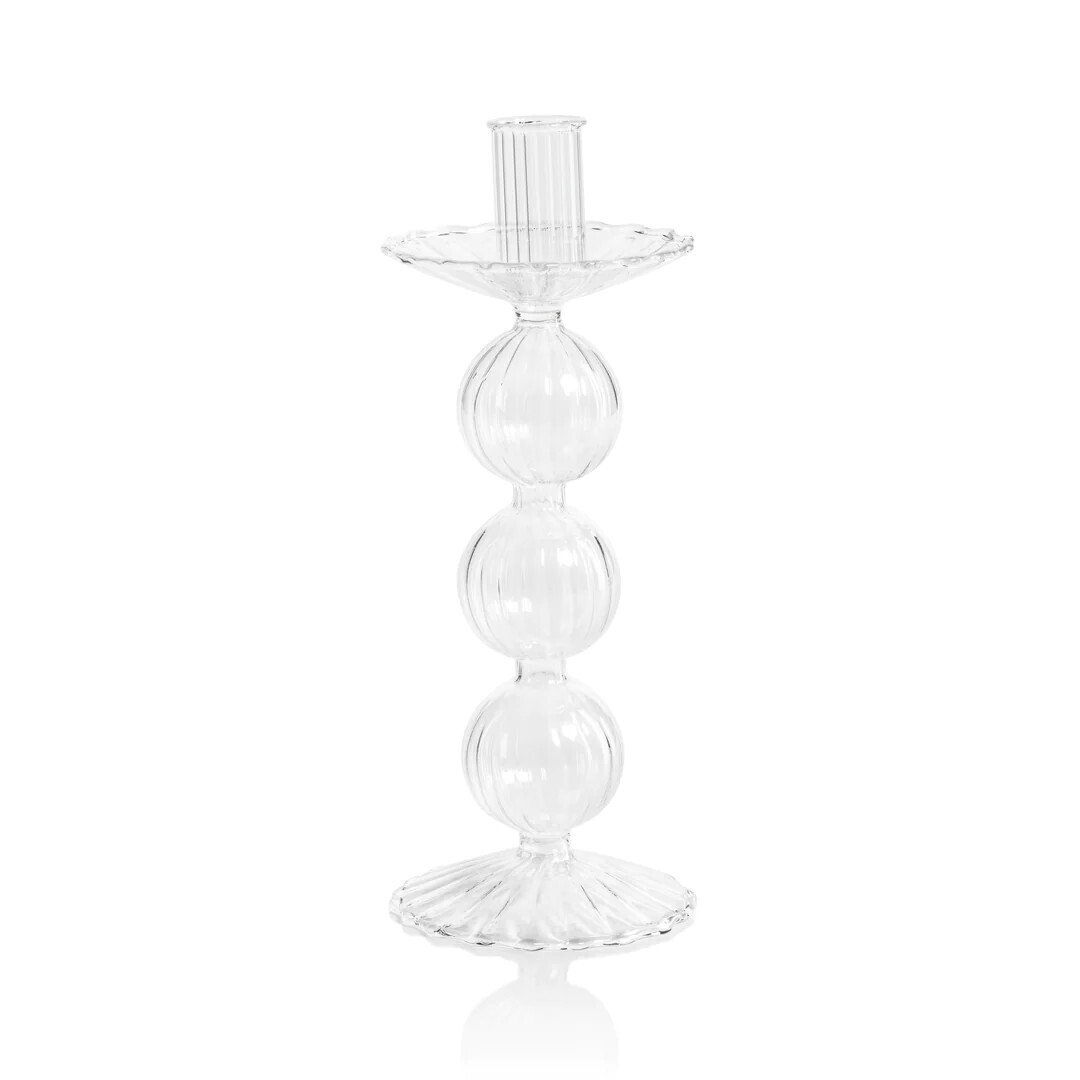 Luisa Glass Taper Holder